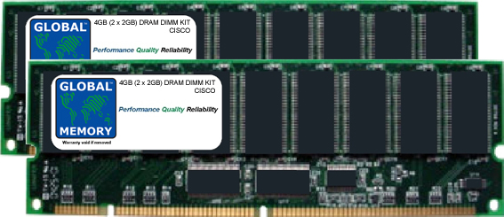 4GB (2 x 2GB) DRAM DIMM MEMORY RAM FOR CISCO 12000 SERIES ROUTERS PRP-2 ROUTE PROCESSORS (MEM-PRP2-4G)